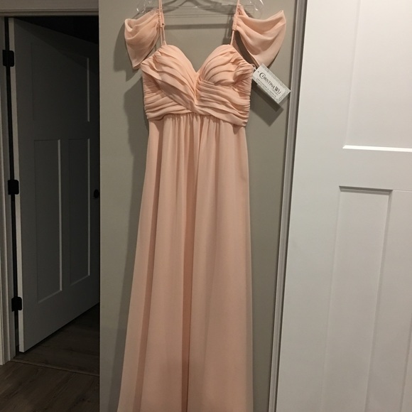 Christina Wu Bridesmaid Dress Blush - Picture 2 of 3
